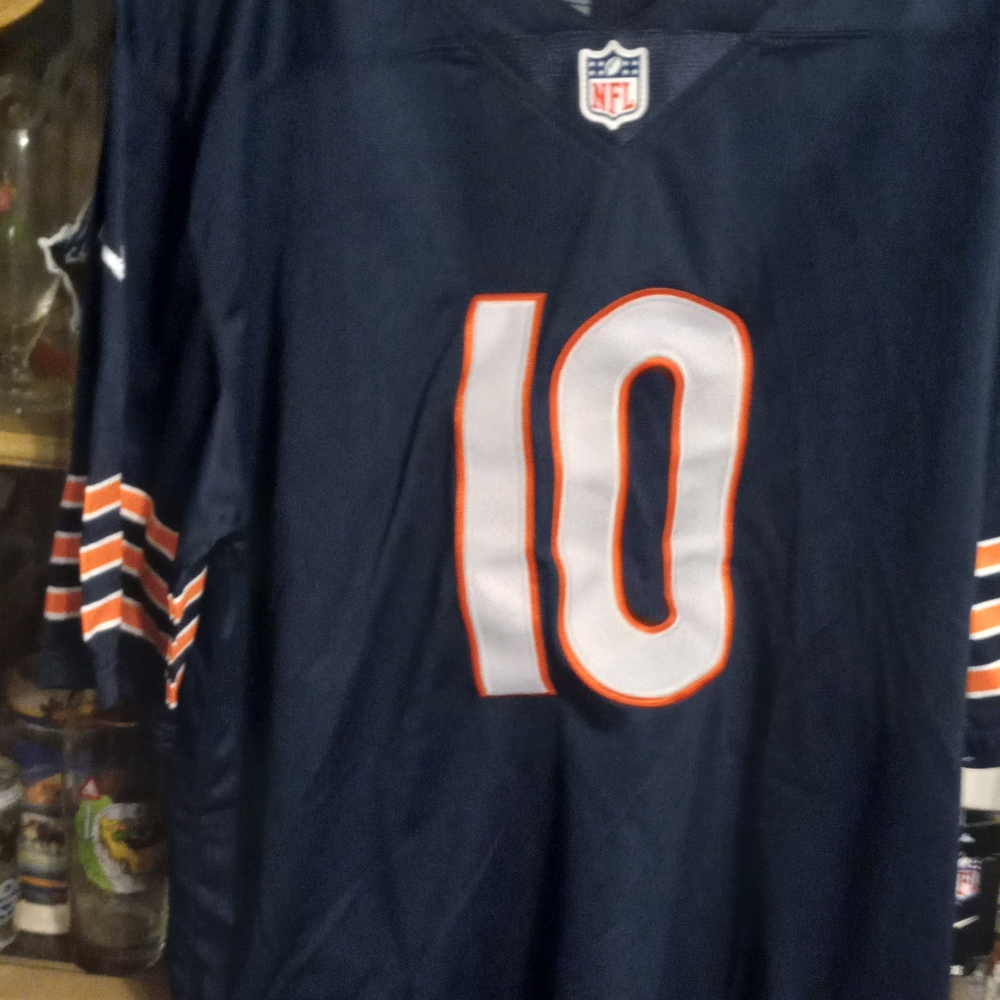 Nike Dark Blue and Orange Men's Jersey